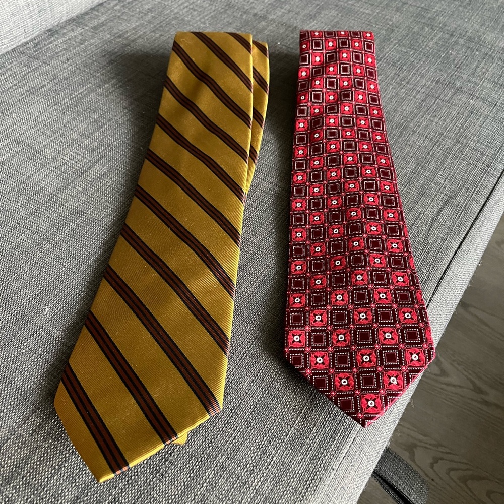 EUC Lot of 2 Jack Franklin ties. Worn once - got the job!!